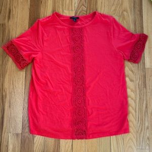 Halogen coral shirt size S.